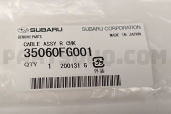 35060FG001 CABLE ASSY R CHK