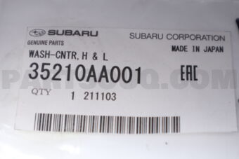 35210AA001 WASH-CNTR,H &amp; L
