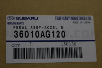 36010AG120 Subaru PEDAL ASSY-ACCEL R