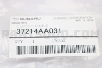 37214AA031 CLUTCH CABLE