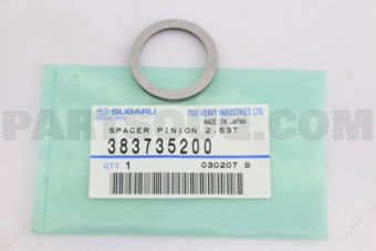 383735200 SPACER,PINION 2.53T