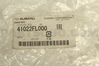 41022FL000 CUSHION RUB      RH