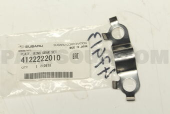 4122222010 PLATE RING GEAR SET
