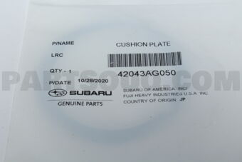 42043AG050 CUSHION PLATE