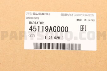45119AG000 RADIATOR ASSY