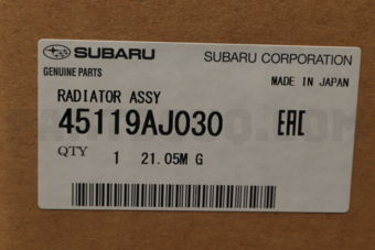 45119AJ030 RADIATOR ASSY