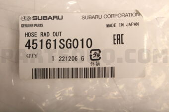 45161SG010 Subaru HOSE RAD OUT