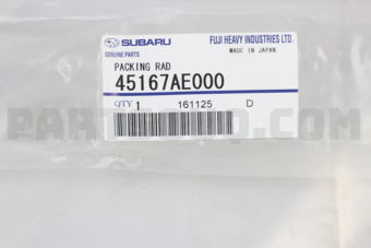 45167AE000 PACKING RAD