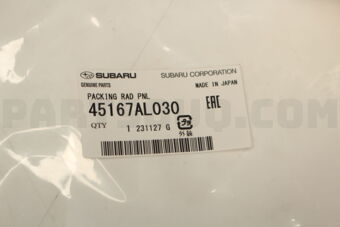 45167AL030 Subaru PACKING RAD PNL