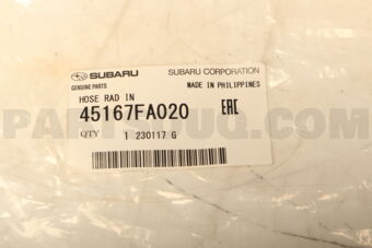 45167FA020 HOSE RAD IN