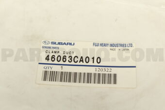 46063CA010 CLAMP DUCT