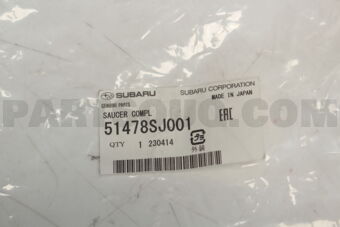 51478SJ001 SAUCER COMPL
