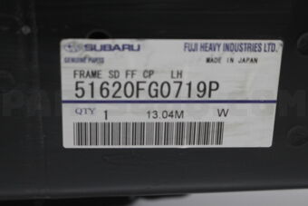 51620FG0719P FRAME SD FF CP   LH