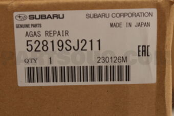 52819SJ211 Subaru AGAS REPAIR