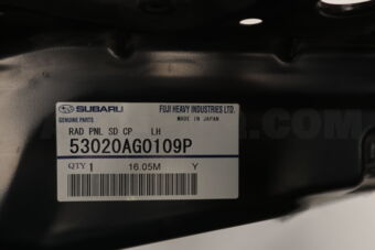 53020AG0109P Subaru RAD PNL SD CP    LH