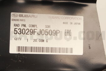 53029FJ0509P Subaru RAD PNL COMPL    SDR