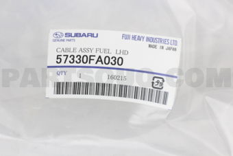 57330FA030 CABLE ASSY FUEL  LHD