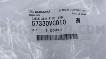 57330VC010 CABLE ASSY F HD  LHD