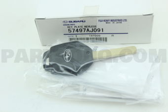 57497AJ091 KEY PLATE KEYLESS