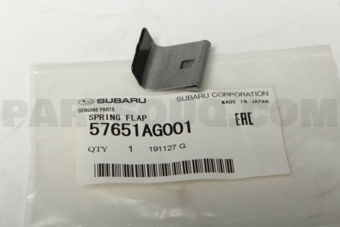 57651AG001 SPRINGFLAP