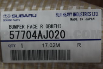 57704AJ020 BUMPER FACE R OBKFHI