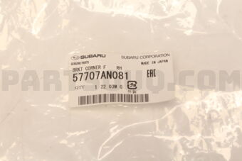57707AN081 Subaru BRKT CORNER F    RH