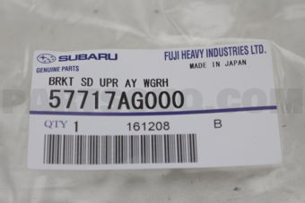57717AG000 BRKT SD UPR AY WGRH