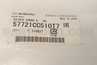 57721CC510T7 Subaru HOLDER-SONAR CORNER