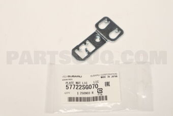 57722SG070 PLATE NUT LIC