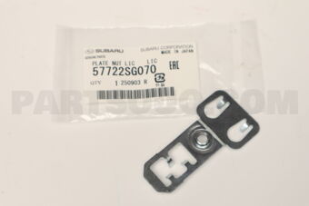 57722SG070 PLATE NUT LIC