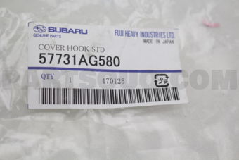 57731AG580 COVER HOOK STD SED