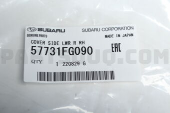 57731FG090 COVER SIDE LWR R RH