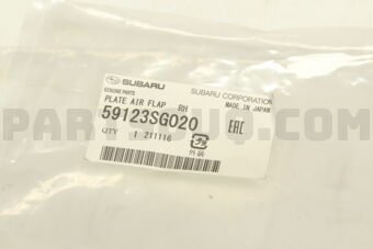 59123SG020 PLATE AIR FLAP   RH
