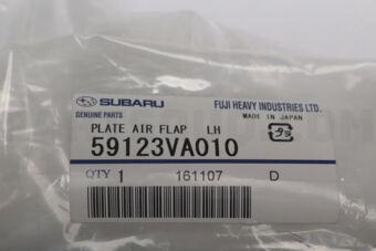 59123VA010 Subaru PLATE AIR FLAP LH