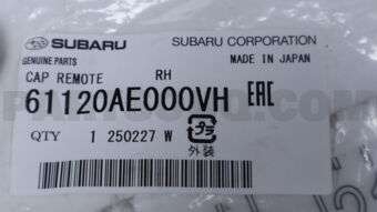 61120AE000VH CAP REMOTE RH