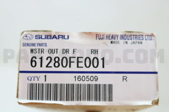 61280FE001 WSTR OUT DR F    RH