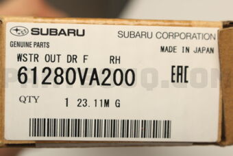 61280VA200 WSTR OUT DR F    RH