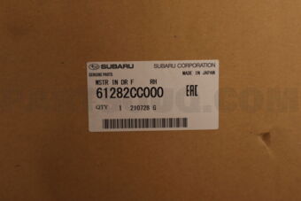61282CC000 WEATHER STRIP-DOOR,FRONT INNER RIGHT