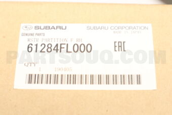 61284FL000 Subaru WSTR PARTITION F RH