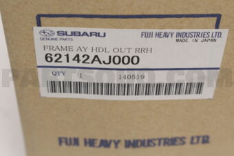 62142AJ000 Subaru HANDLE OUT DR