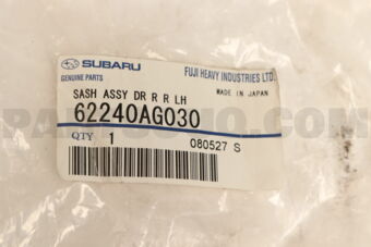 62240AG030 SASH ASSY DR R R LH
