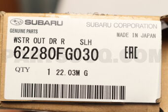 62280FG030 WSTR OUT DR R    SRH
