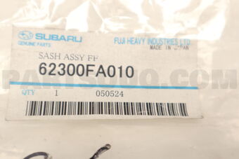 62300FA010 Subaru SASH ASSY FF