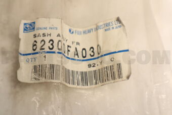 62300FA030 Subaru SASH ASSY FR