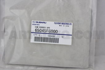 65045FG000 DAM RUBBER UPR