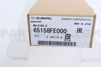 65158FE000 Subaru MOLDING R