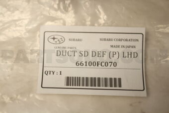 66100FC070 DUCT SD DEF (P)  LHD