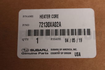 72130XA02A HTR CORE COMPL