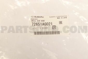 72651AG021 GRILL AIR VENT