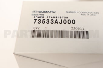 73533AJ000 Subaru EXPANSION VALVE